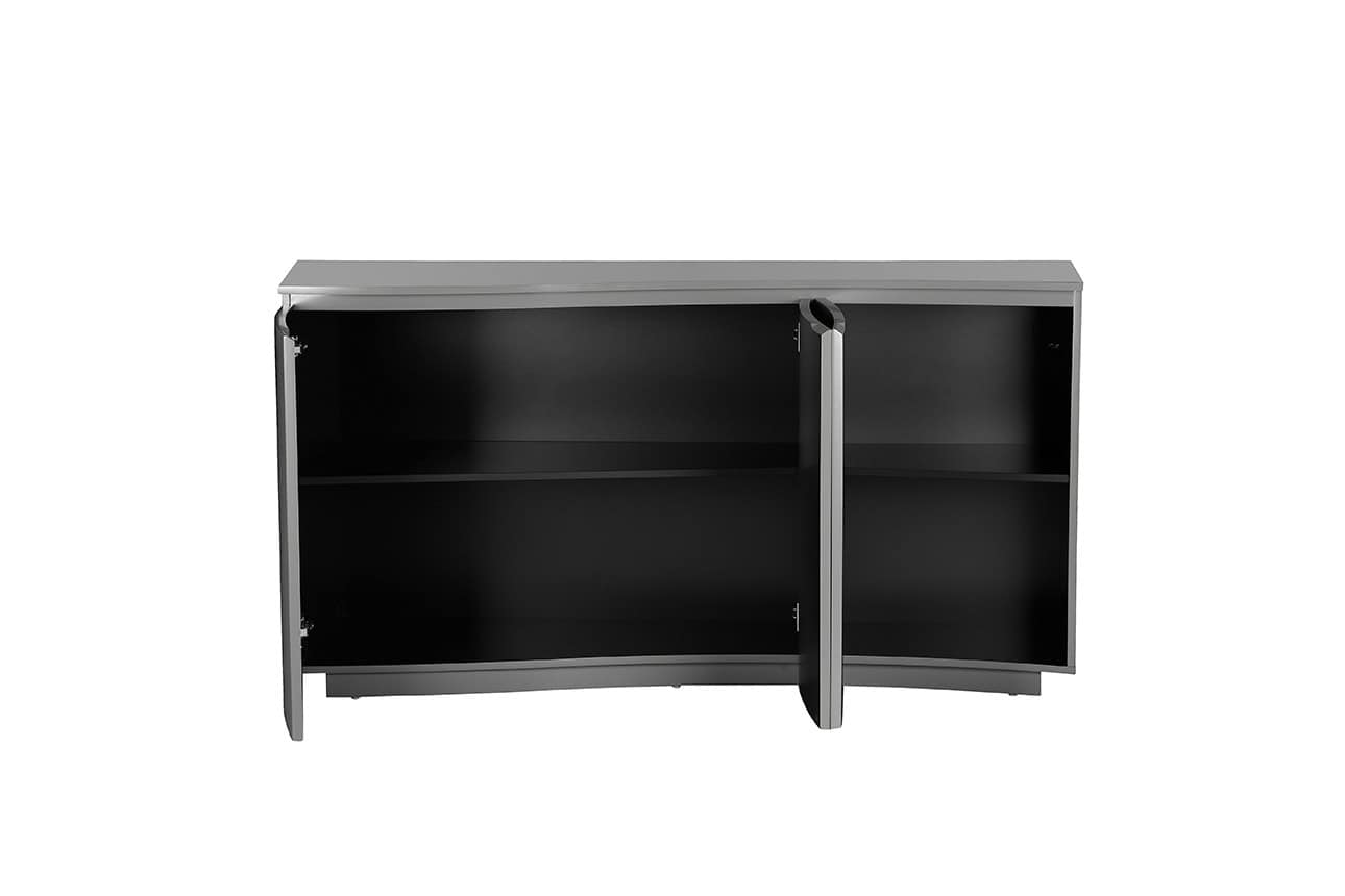 Lazzaro Sideboard - Graphite Grey Matt with LED - Image 3