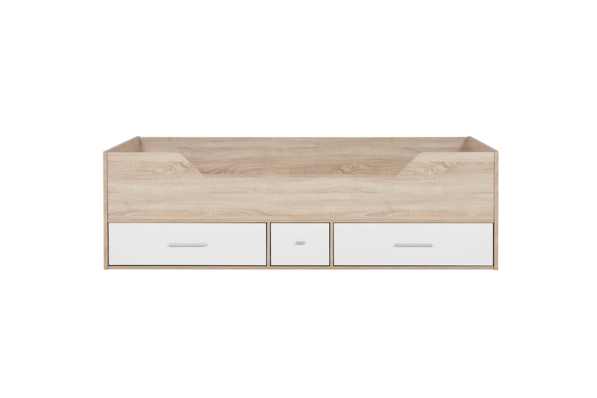 Camden Cabin Bed - White & Oak - Image 3