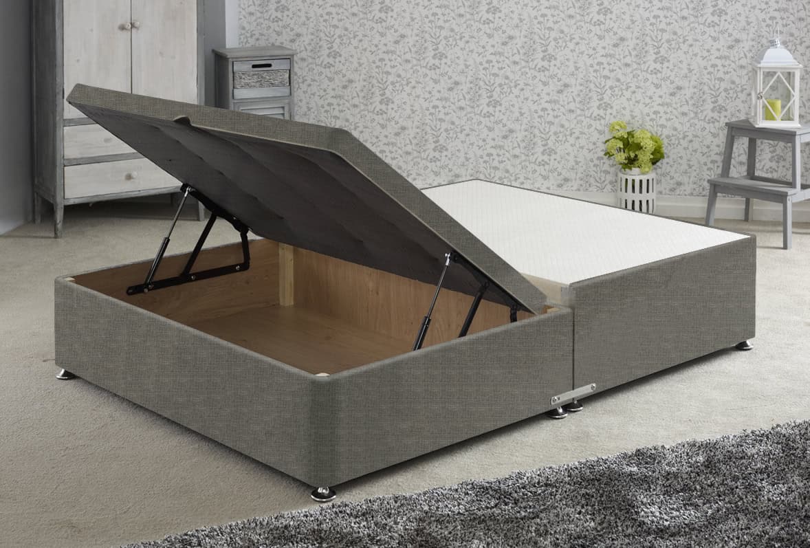 Apollo 4ft Azzure Grey Jumbo Ottoman Base | Buy Online | Beds.ie