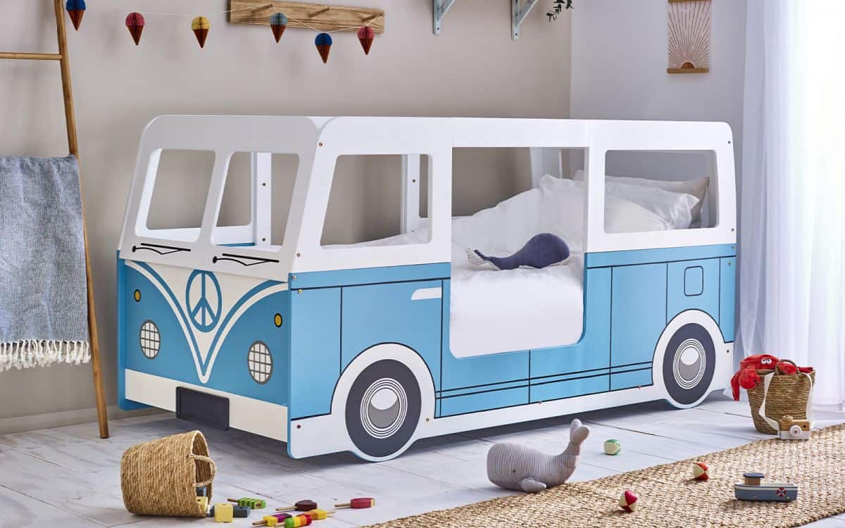 Camper Bedframe - Light Blue - Image 5