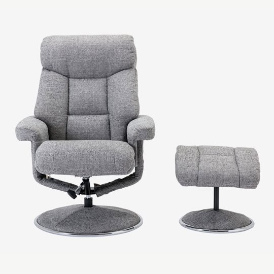 Brentwood Swivel Recliner - Lisbon Rock - Image 9