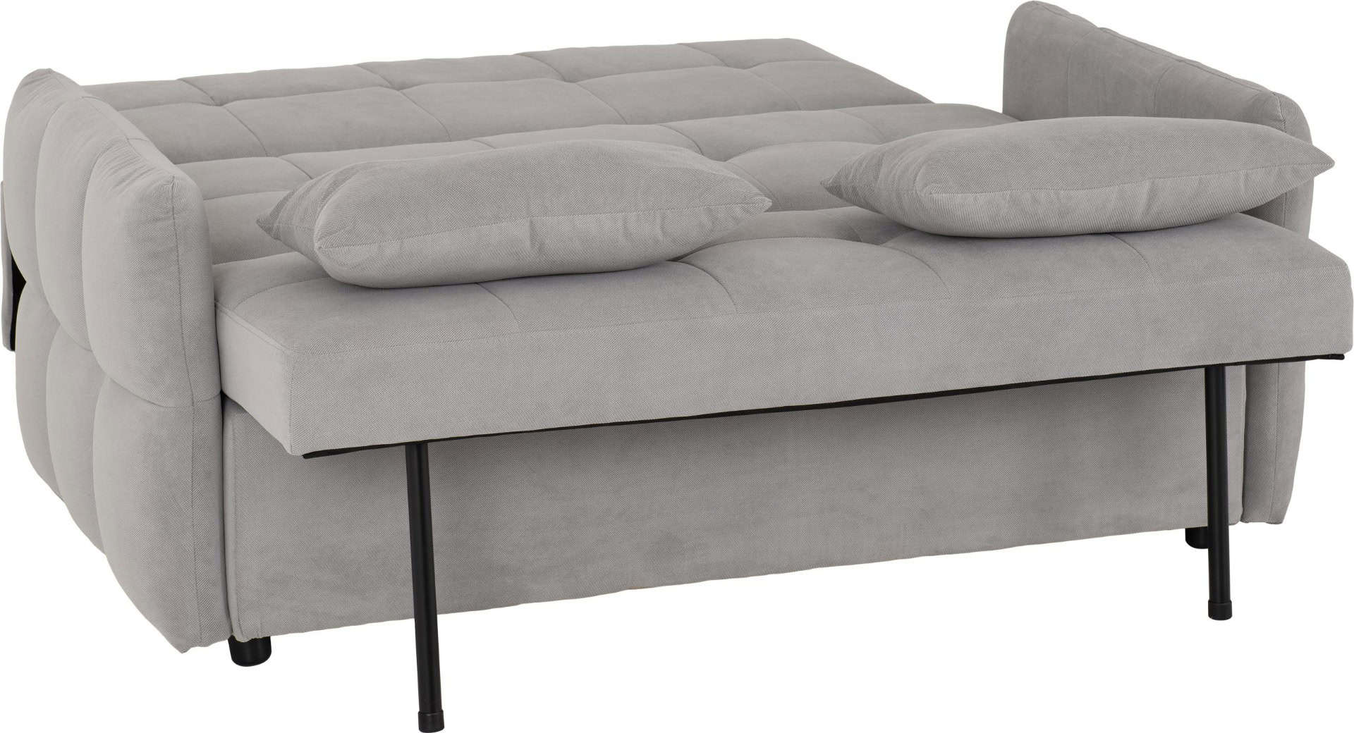 Chelsea Sofa Bed - Silver Grey Fabric - Image 4