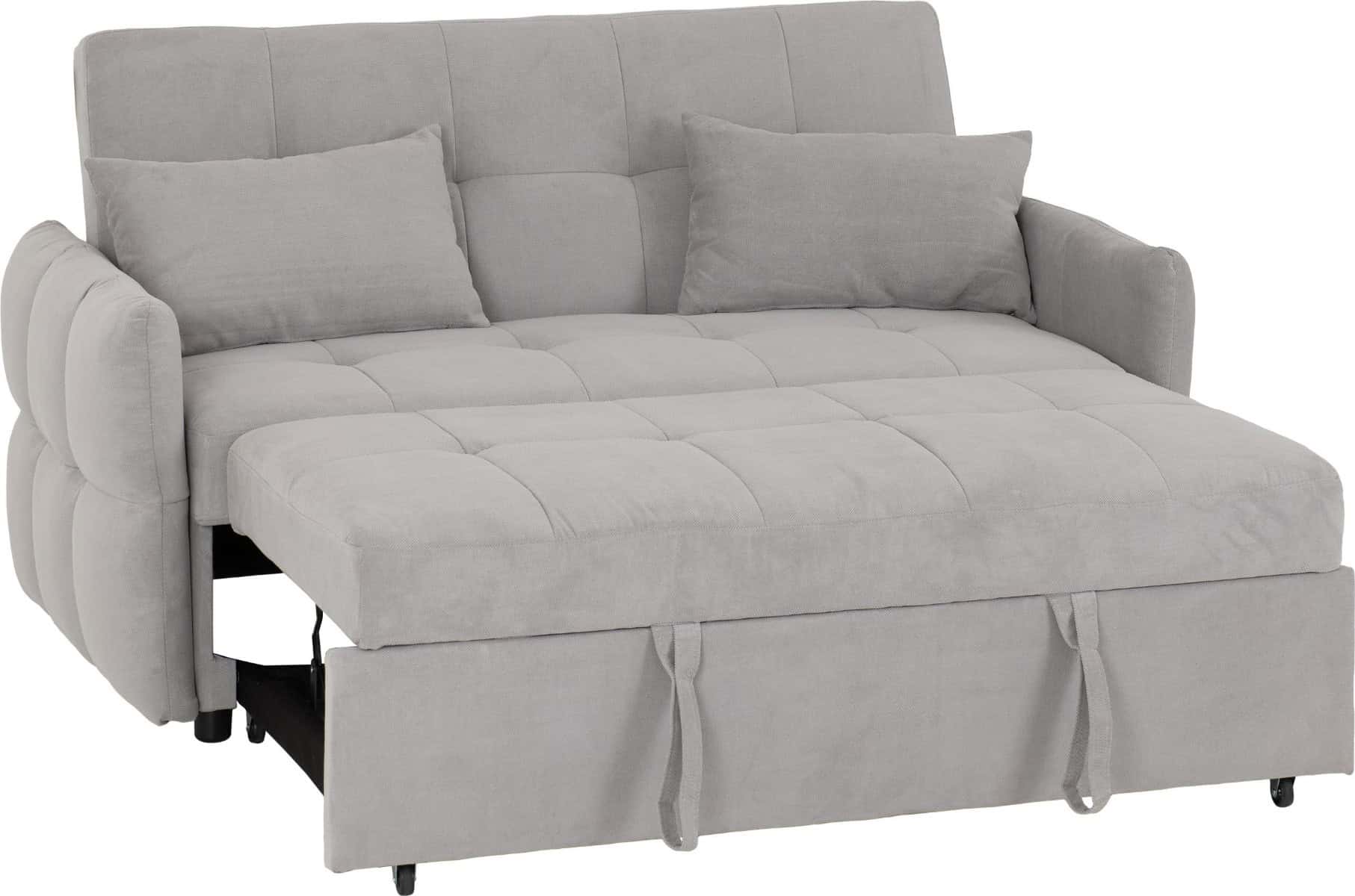 Chelsea Sofa Bed - Silver Grey Fabric - Image 7