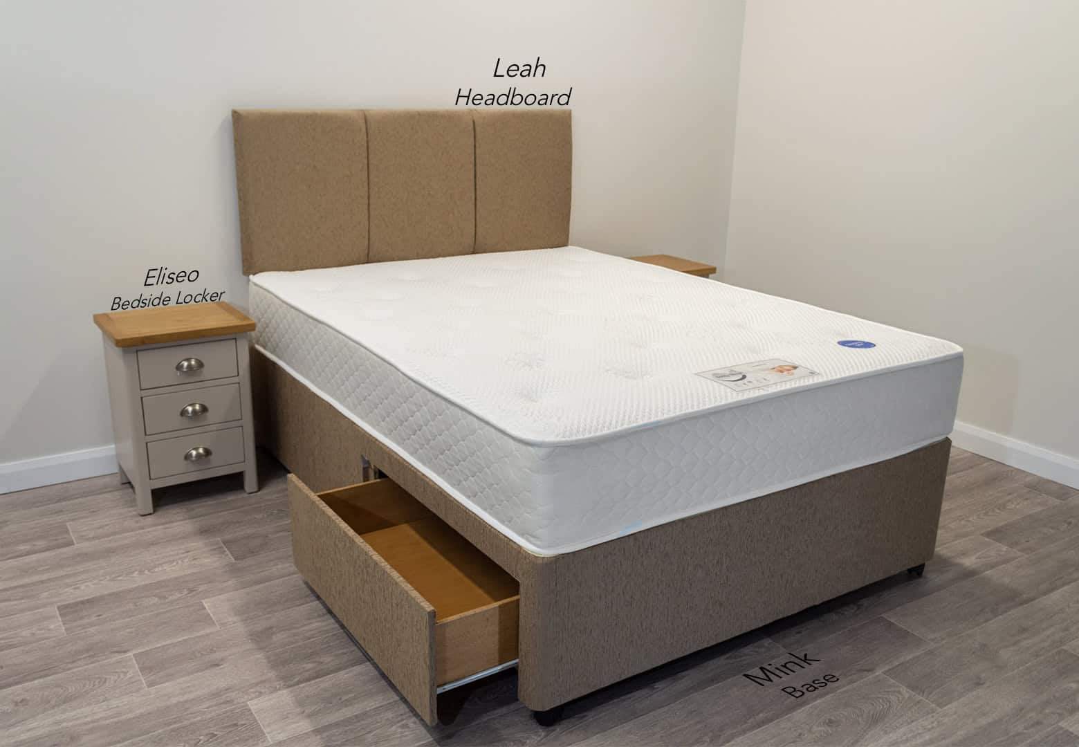 4ft Saturn Mattress with 2 FREE Drawers Base & Headboard - Image 2