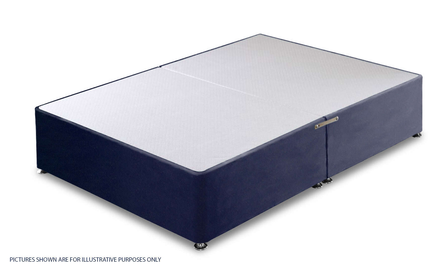 Apollo 5ft Velvet Navy Blue Divan Base | Buy Online | Beds.ie