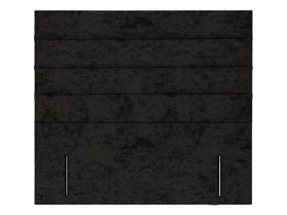 Apollo 4ft Rome Headboard - Glitz Black | Buy Online | Beds.ie