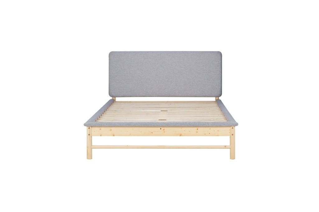 5ft Ezra Bedframe - Grey & Oak - Image 9