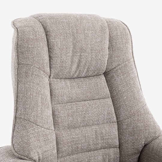 Leyton Swivel Recliner - Chacha Oat - Image 4