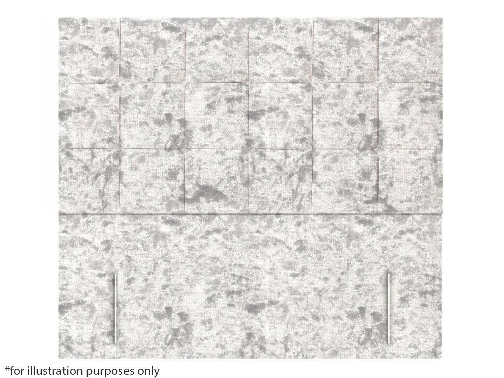 Apollo 2ft6 Venice Headboard - Glitz Ice White | Buy Online | Beds.ie
