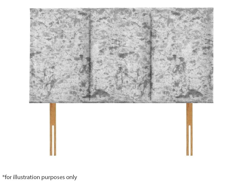 Apollo 6ft Southport Headboard - Glitz Silver | Buy Online | Beds.ie