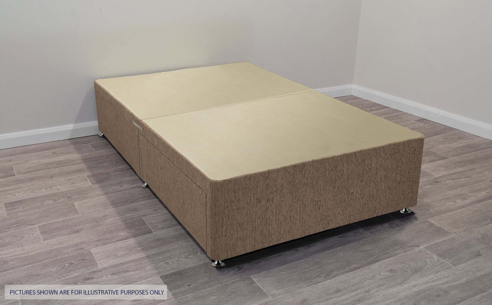 4ft6 Mink 2 Drawer Divan Base - Image 2