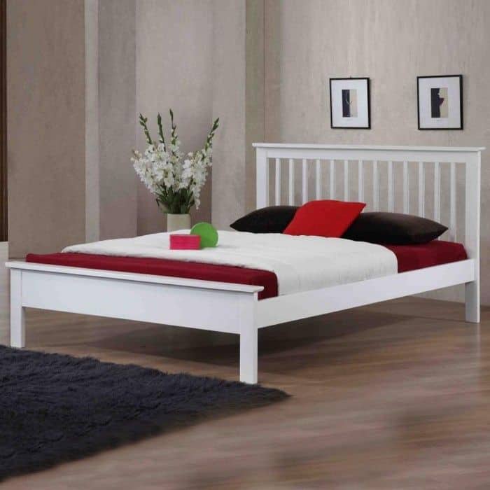 Flintshire 4ft Pentre Bedframe - White | Buy Online | Beds.ie