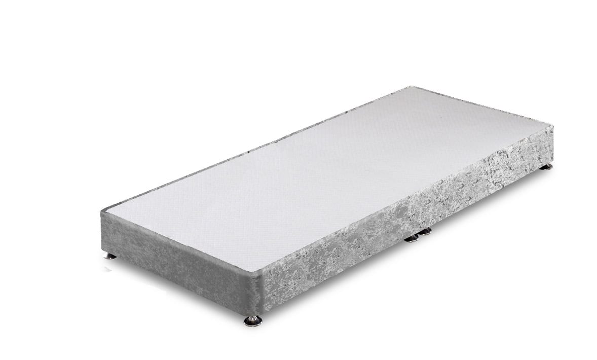 Apollo 3ft Glitz Silver Low Profile Divan Base | Buy Online | Beds.ie