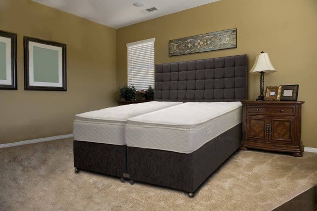 King Koil 6ft Five Star Support Pillow Top Zip & Link Bed - Image 2