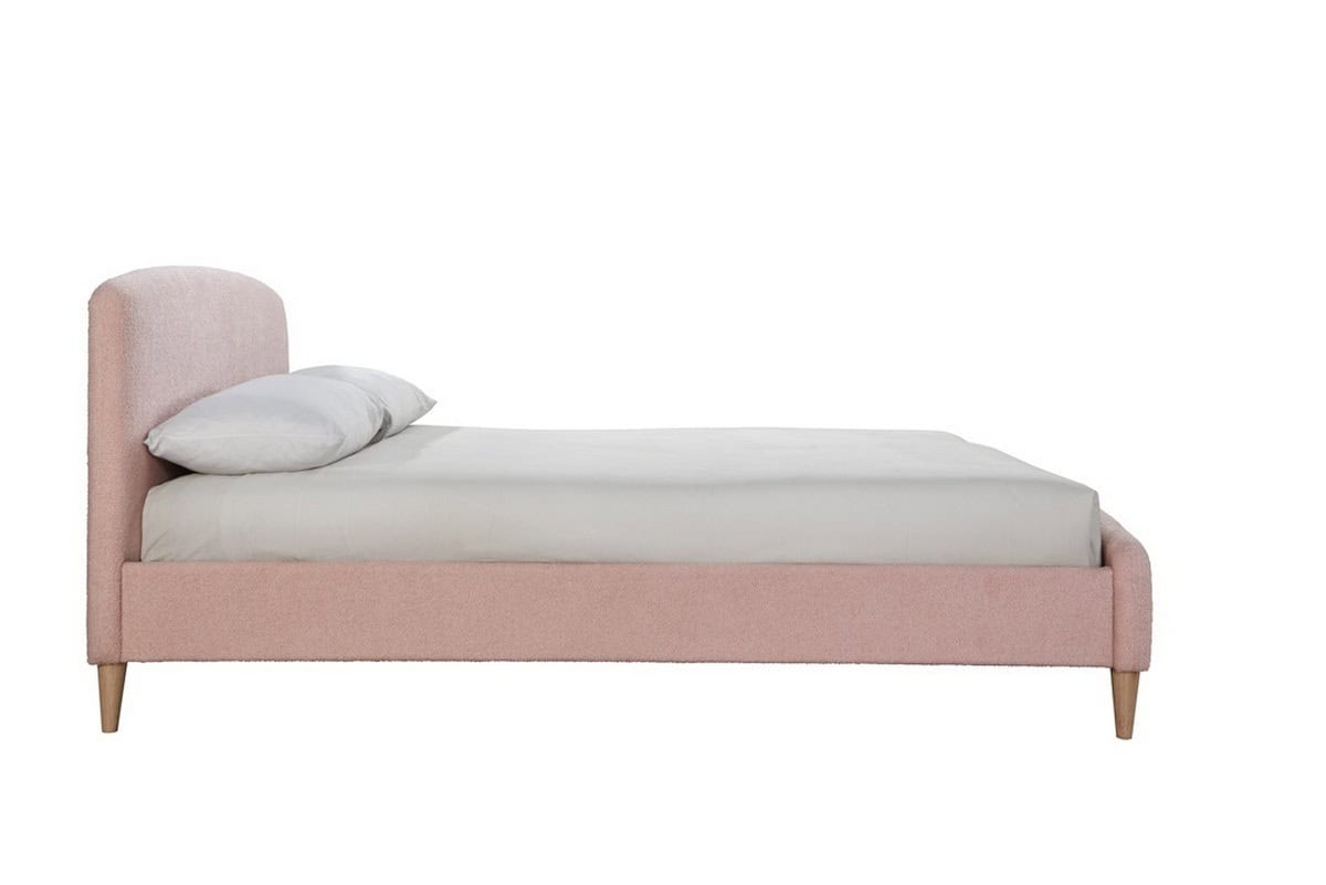 4ft6 Otley Teddy Bear Fabric Bed - Blush - Image 5
