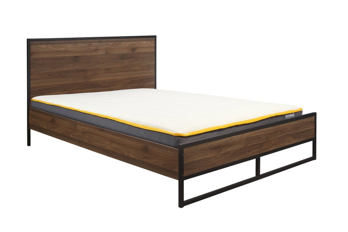 Houston 4ft6 Bedframe - Walnut - Image 2