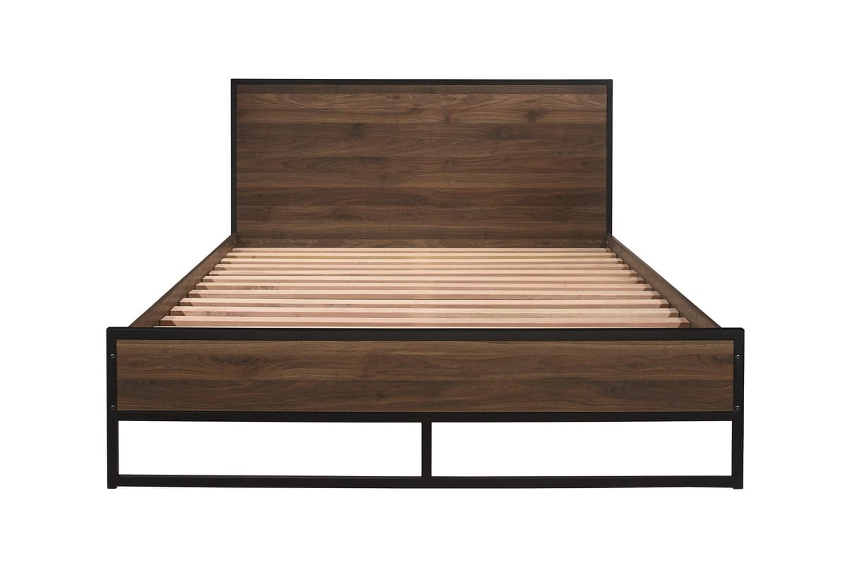 Houston 4ft6 Bedframe - Walnut - Image 3