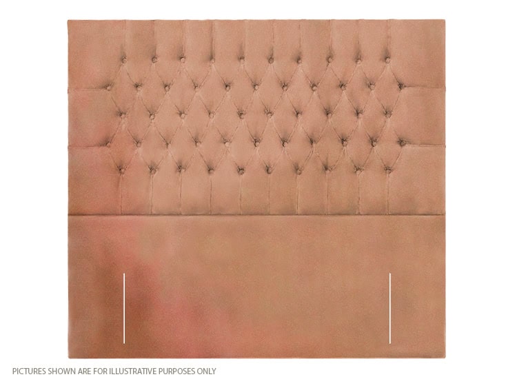 Apollo 6ft New York Headboard - Velvet Pink | Buy Online | Beds.ie