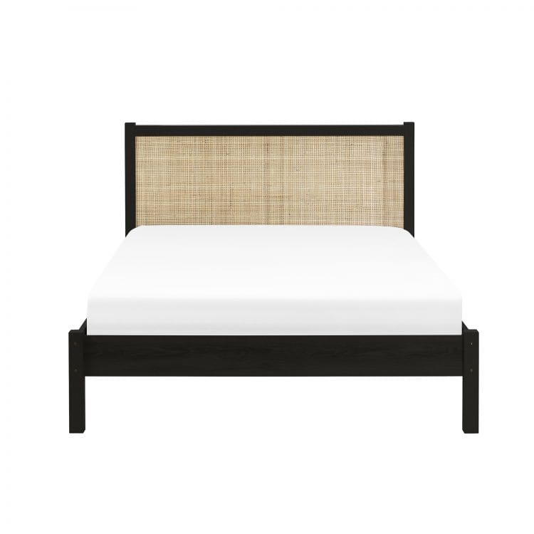Corbridge 4ft6 Rattan Bedframe - Black - Image 6