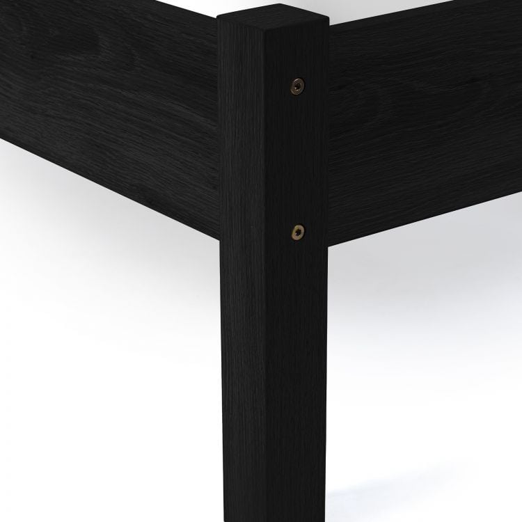 Corbridge 4ft6 Rattan Bedframe - Black - Image 7