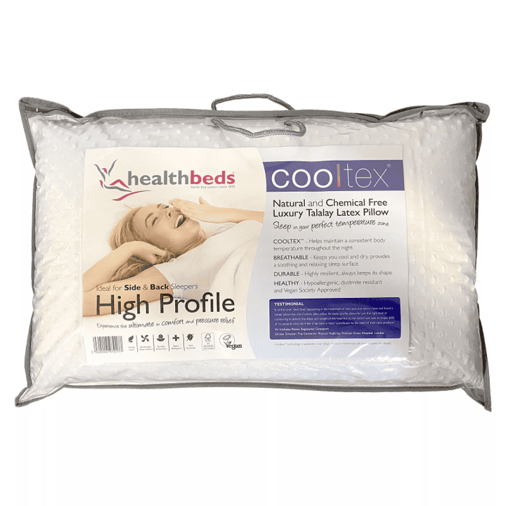 Healthbeds High Profile Talalay Latex Pillow | Buy Online | Beds.ie