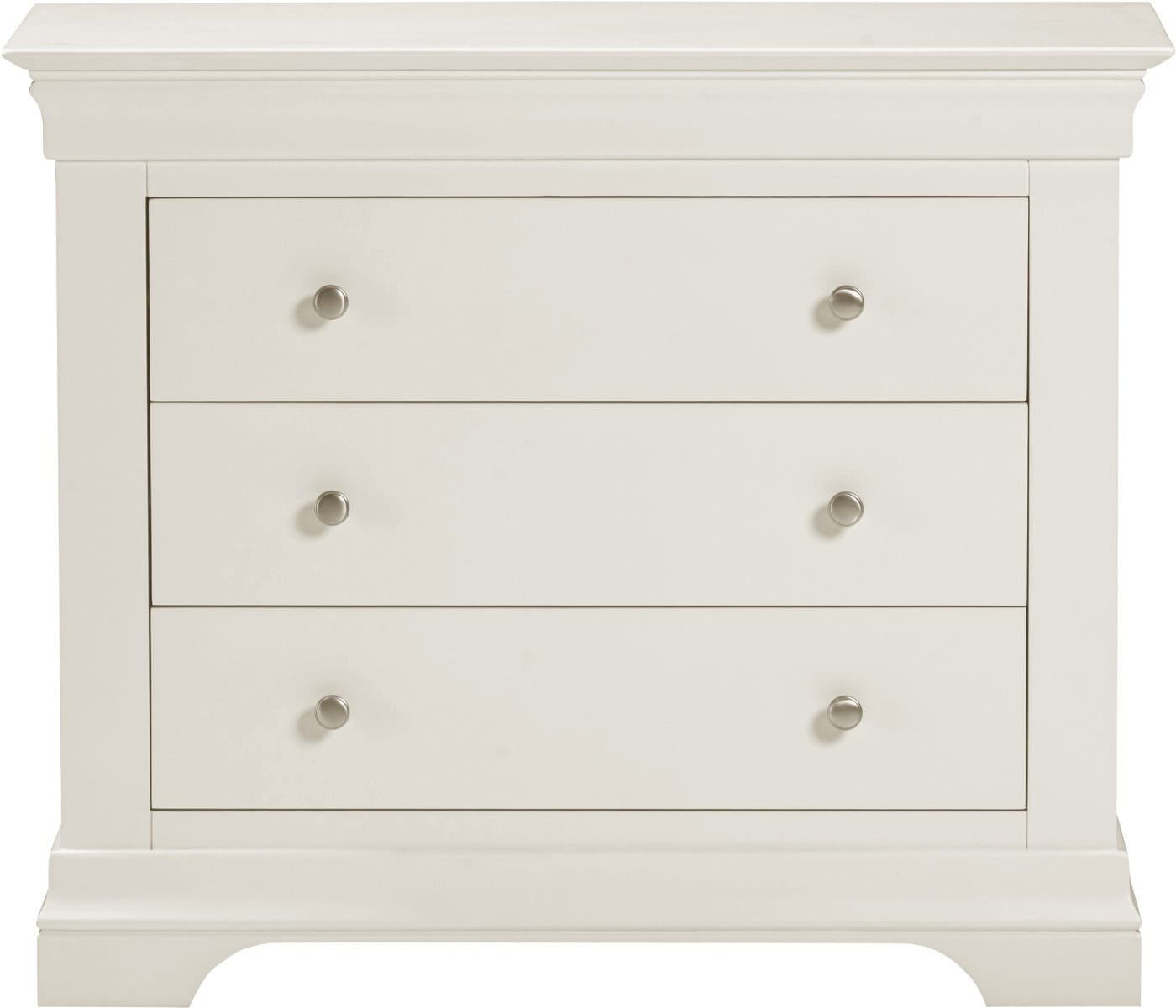 Bordeaux 3 Drawer Chest - Ivory - Image 2