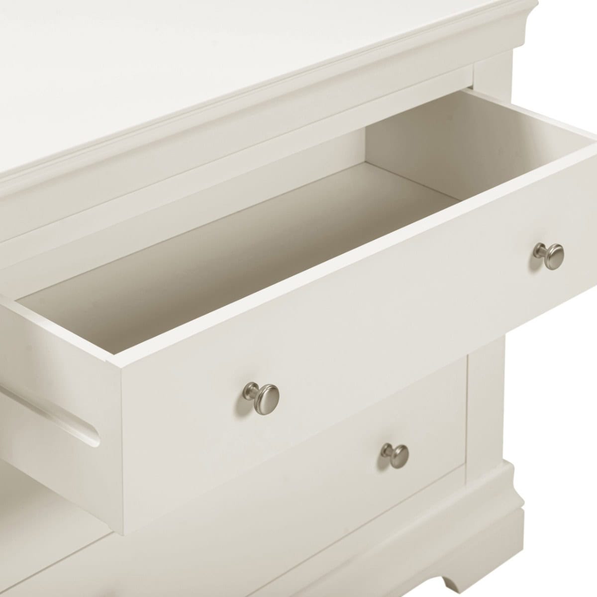 Bordeaux 3 Drawer Chest - Ivory - Image 5