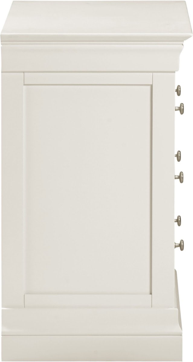 Bordeaux 3 Drawer Chest - Ivory - Image 6