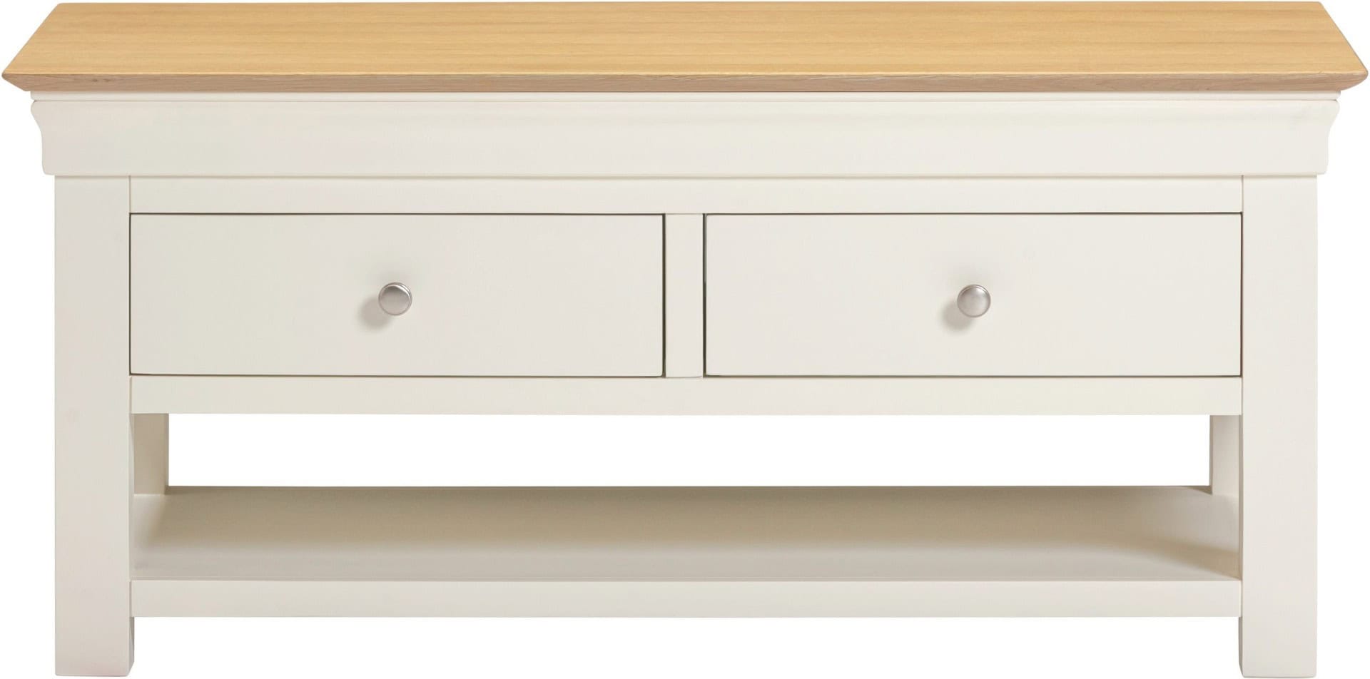 Bordeaux 2 Drawer Coffee Table - Ivory - Image 4