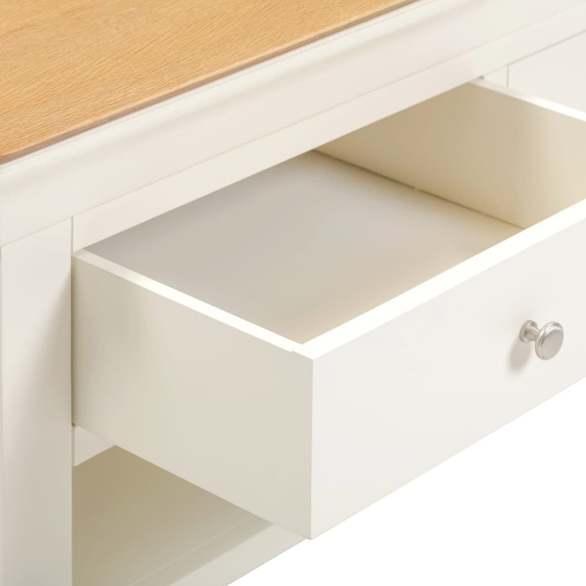 Bordeaux 2 Drawer Coffee Table - Ivory - Image 6