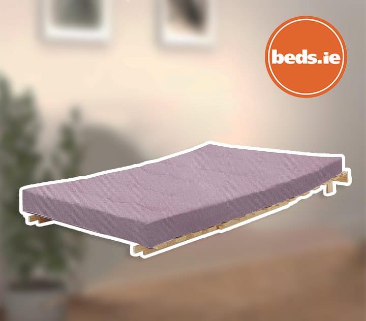 4ft6 Mito Futon Bed with Plum Mattress - Image 3