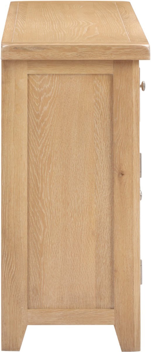 Windsor 3 Door 3 Drawer Sideboard - Natural Oak - Image 5