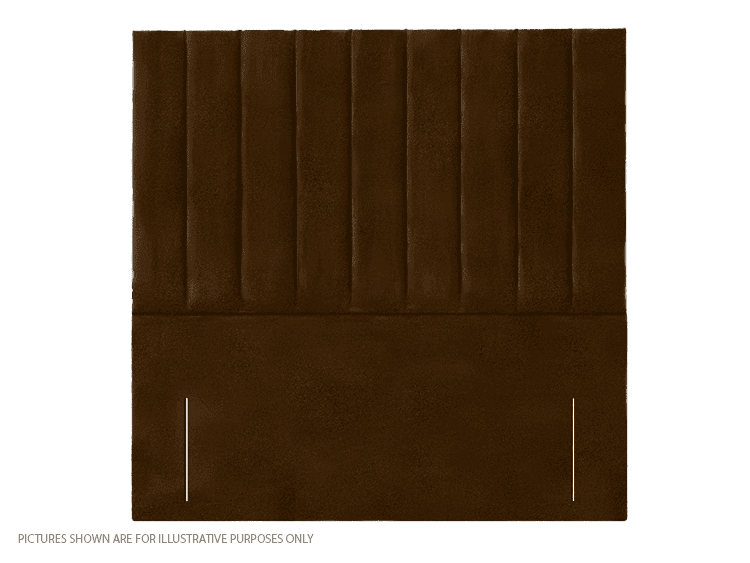 Apollo 4ft Madrid Headboard - Velvet Brown | Buy Online | Beds.ie