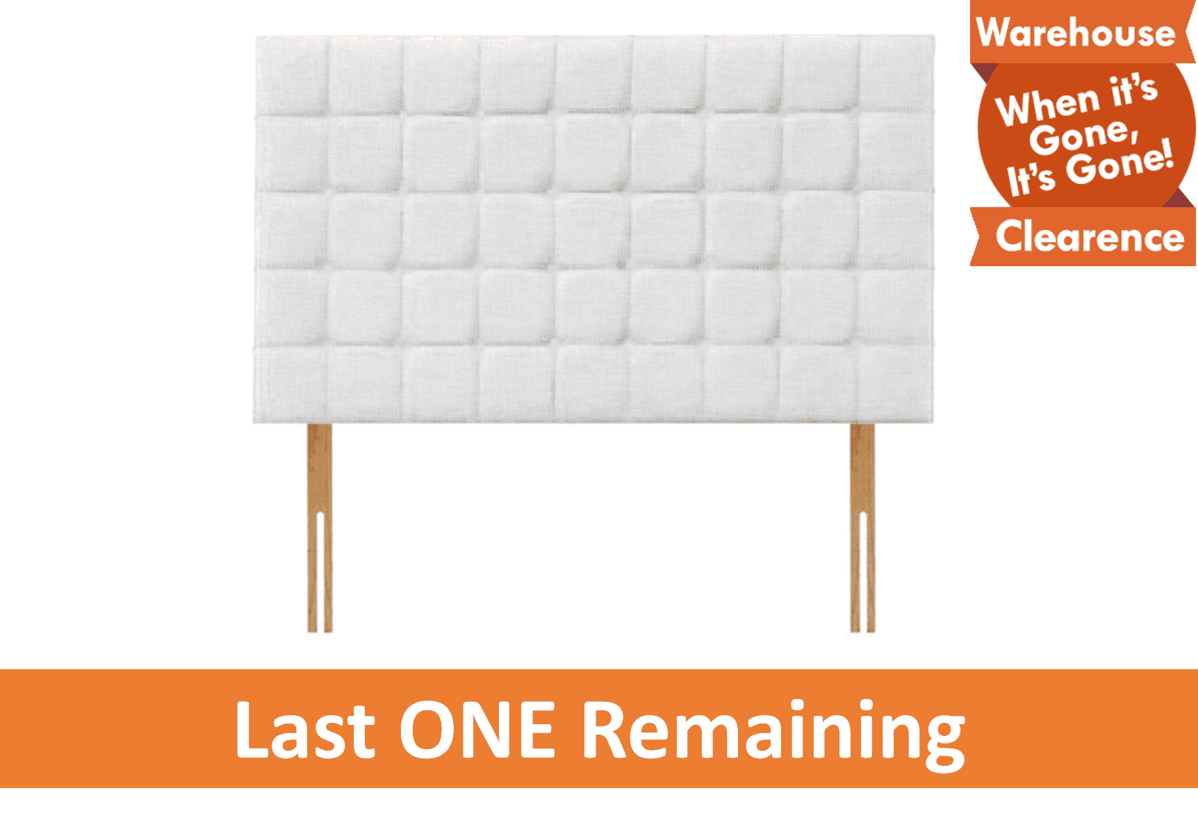 Apollo 6ft Boston 36in Headboard - House White - Image 3