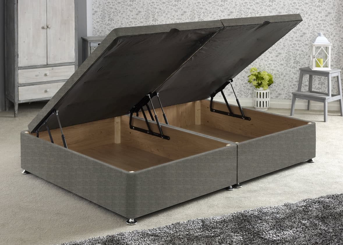 Apollo 6ft Azzure Grey Side Ottoman Base | Buy Online | Beds.ie