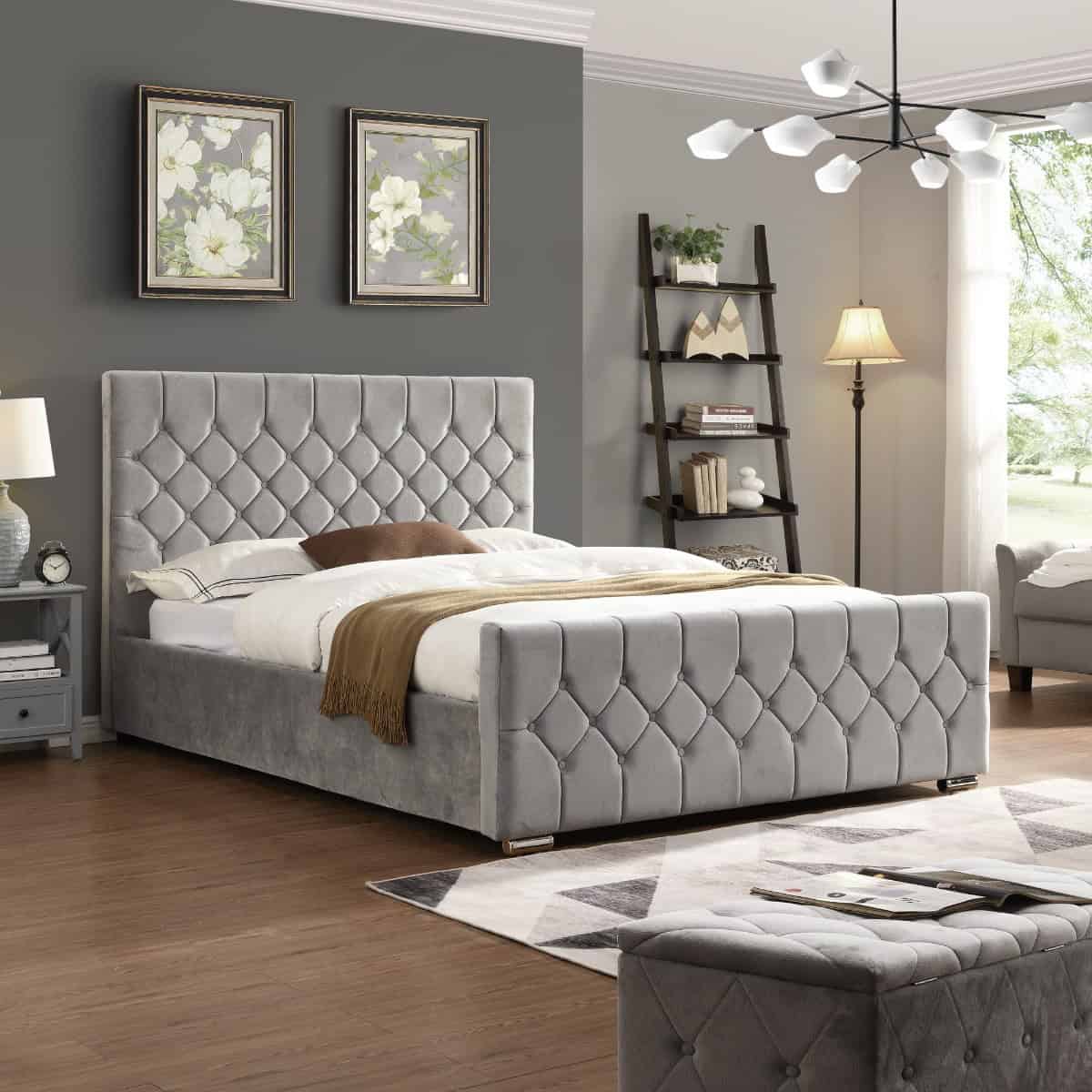 Galway 5ft Bedframe - Silver | Buy Online | Beds.ie