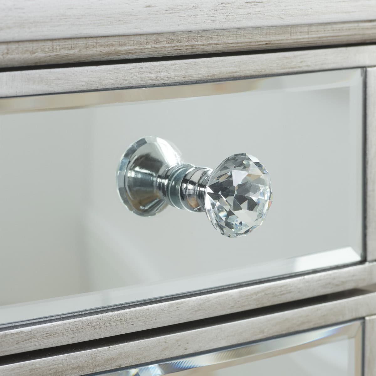 Elysee Mirrored 5 Drawer Dressing Table - Image 7