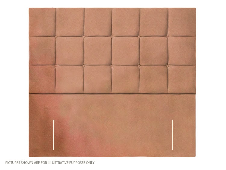 Apollo 3ft Venice Headboard - Velvet Pink | Buy Online | Beds.ie
