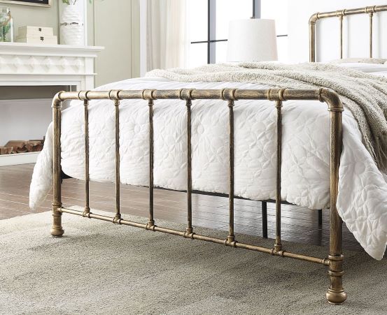 Flintshire 4ft6 Kinnerton Bedframe - Antique Bronze - Image 3