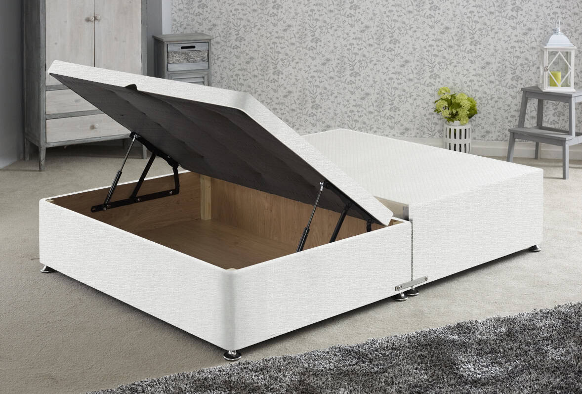 Apollo 6ft White Jumbo Ottoman Base | Buy Online | Beds.ie