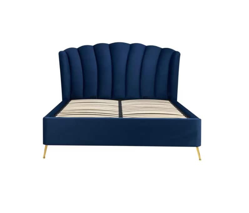5ft Lottie Ottoman Bedframe - Midnight Blue - Image 9