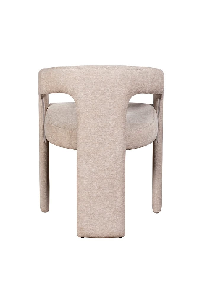 Georgia Dining Chair (Pair) - Beige - Image 3