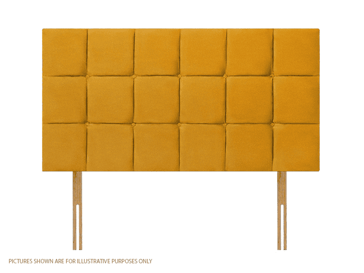 Apollo 2ft6 Croydon Headboard - Velvet Gold | Buy Online | Beds.ie