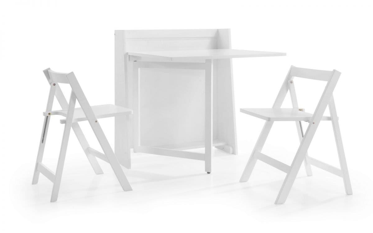 Alexis Compact Dining Set - White - Image 5