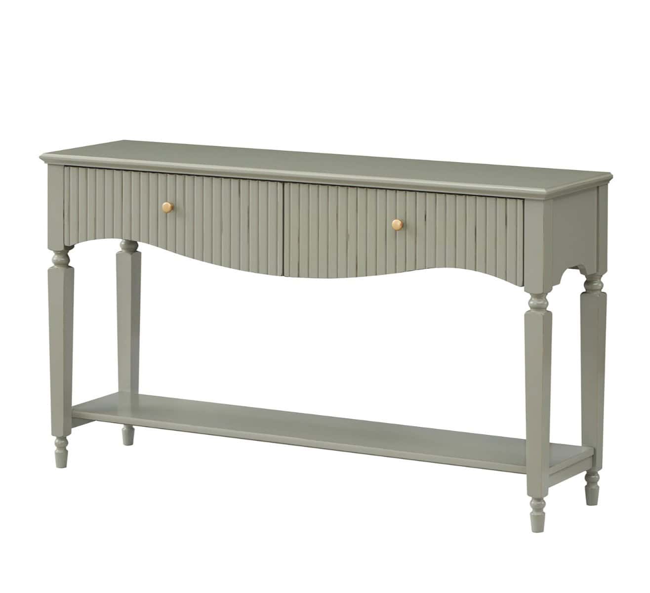 Ritz Large Console Table - Olive Green | Buy Online | Beds.ie