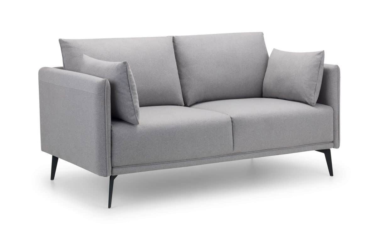 Roald 2 Seater Sofa - Light Grey - Image 2