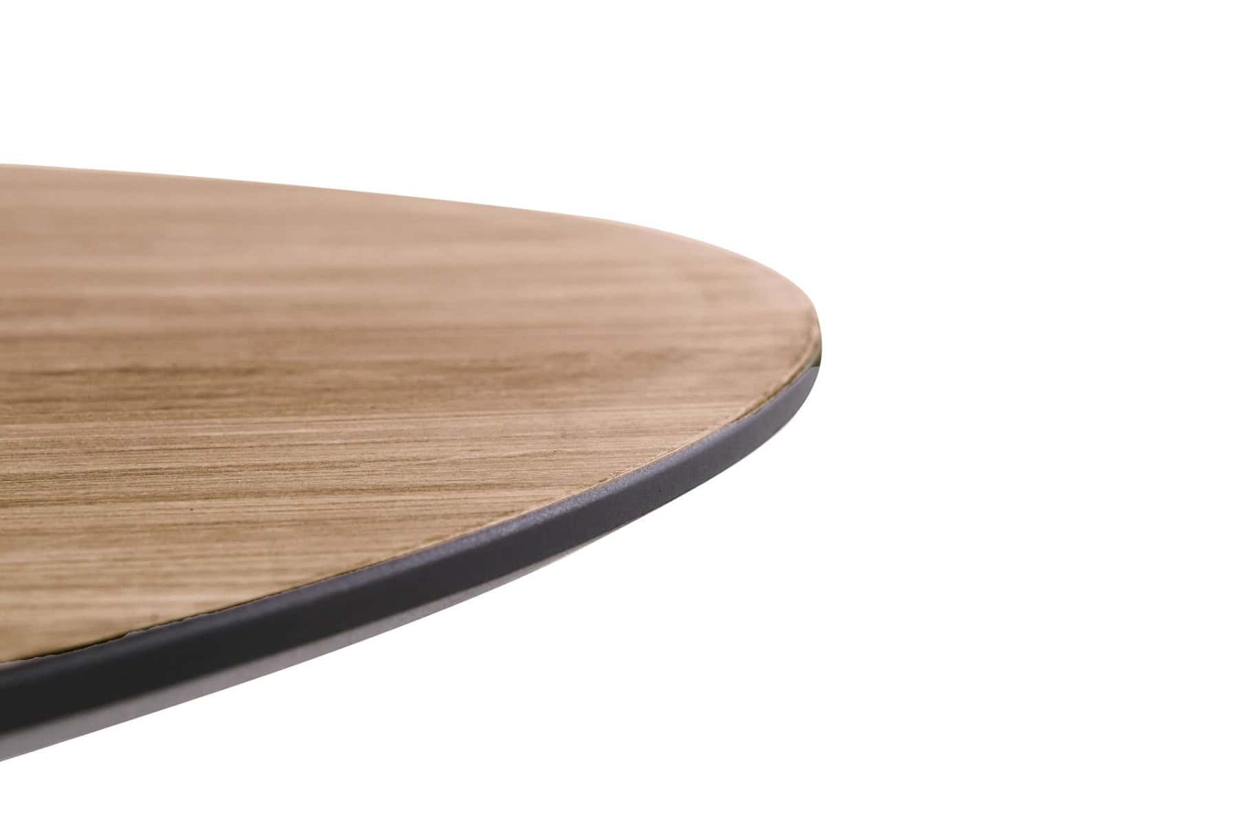 Sadia Round Dining Table - Oak - Image 2