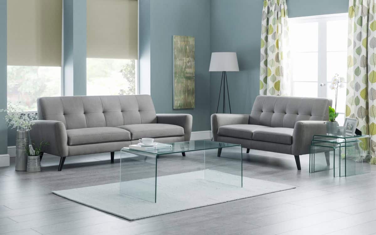 Dymond Nest of Tables - Bent Glass - Image 2