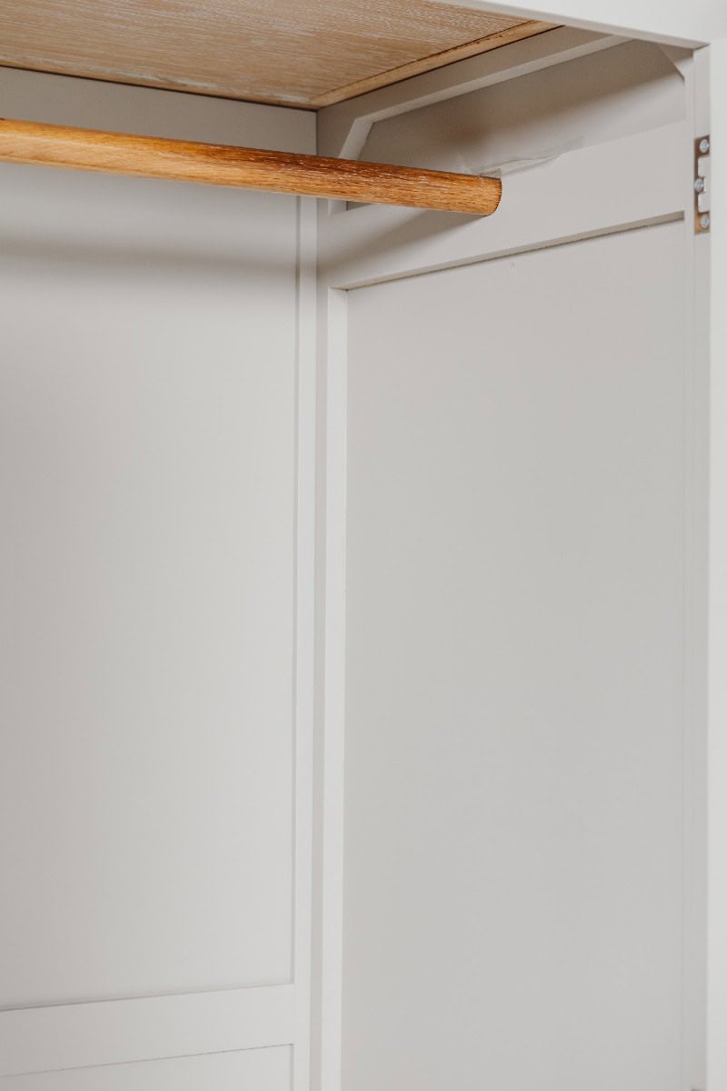 Doune Three Door Wardrobe - Taupe - Image 5
