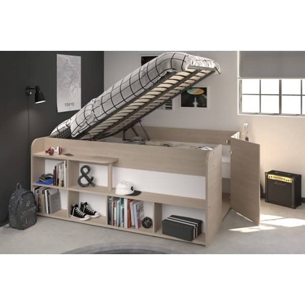 Parisot Space Up Bedframe - Brooklyn Oak - Image 4